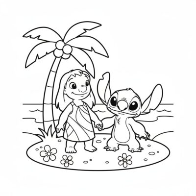 Lilo and Stitch Coloring Book
