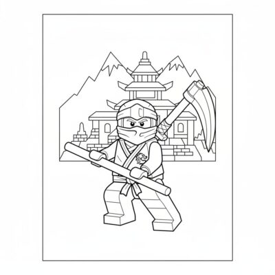 LEGO Ninjago Coloring Pages for Printing