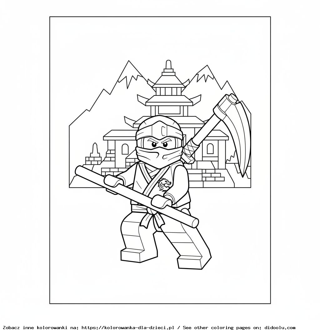 LEGO Ninjago Coloring Pages for Printing