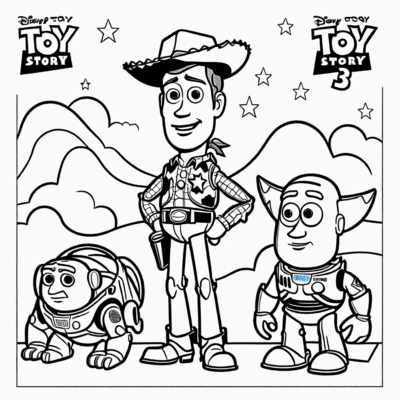 Toy Story Coloring Book