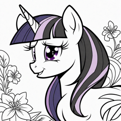 Twilight Sparkle Coloring Book