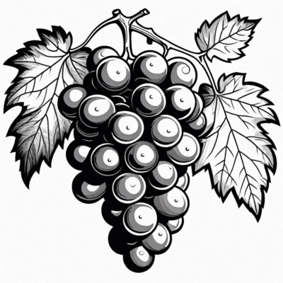 grape coloring book