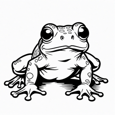 Frog Coloring Book