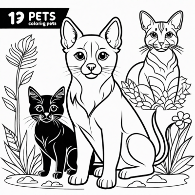 Printable Pet Coloring Pages