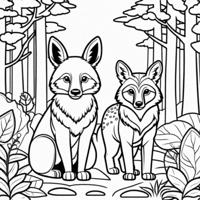 Forest Pals Coloring Journey