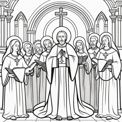 Corpus Christi – the faithful sing religious songs