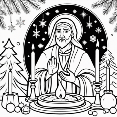Advent Coloring Pages
