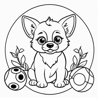 Bingo and Blue Coloring Book