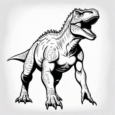 Carnotaurus Coloring Page