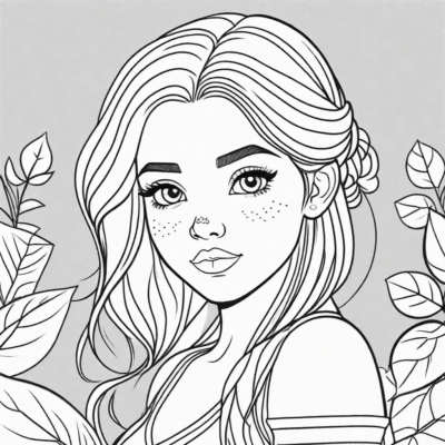 Printable Girl Coloring Page