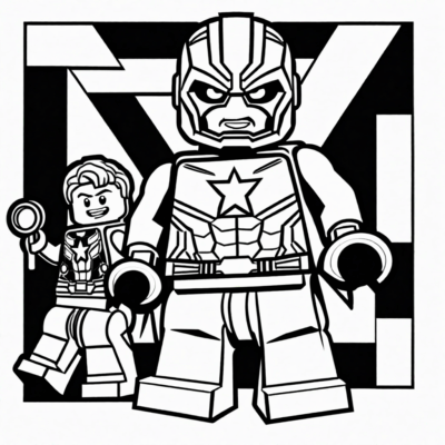Lego Avengers Coloring Book