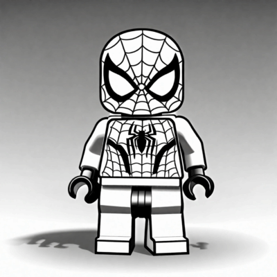 Lego Spiderman Coloring Book