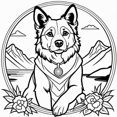 Skye Coloring Page for Printing