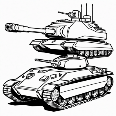 Military Tank Coloring Pages