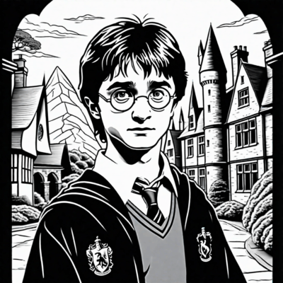 Harry Potter Houses Coloring Pages