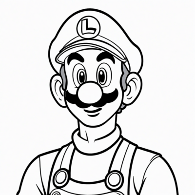 Luigi Coloring Book