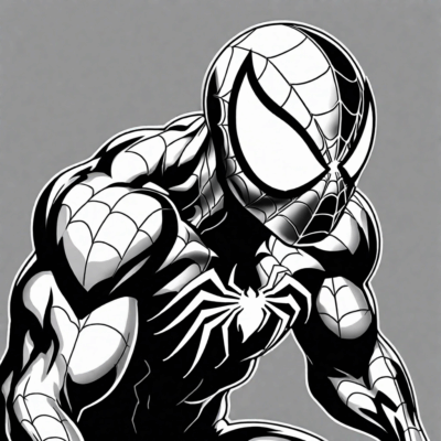 Spiderman Venom Coloring Book