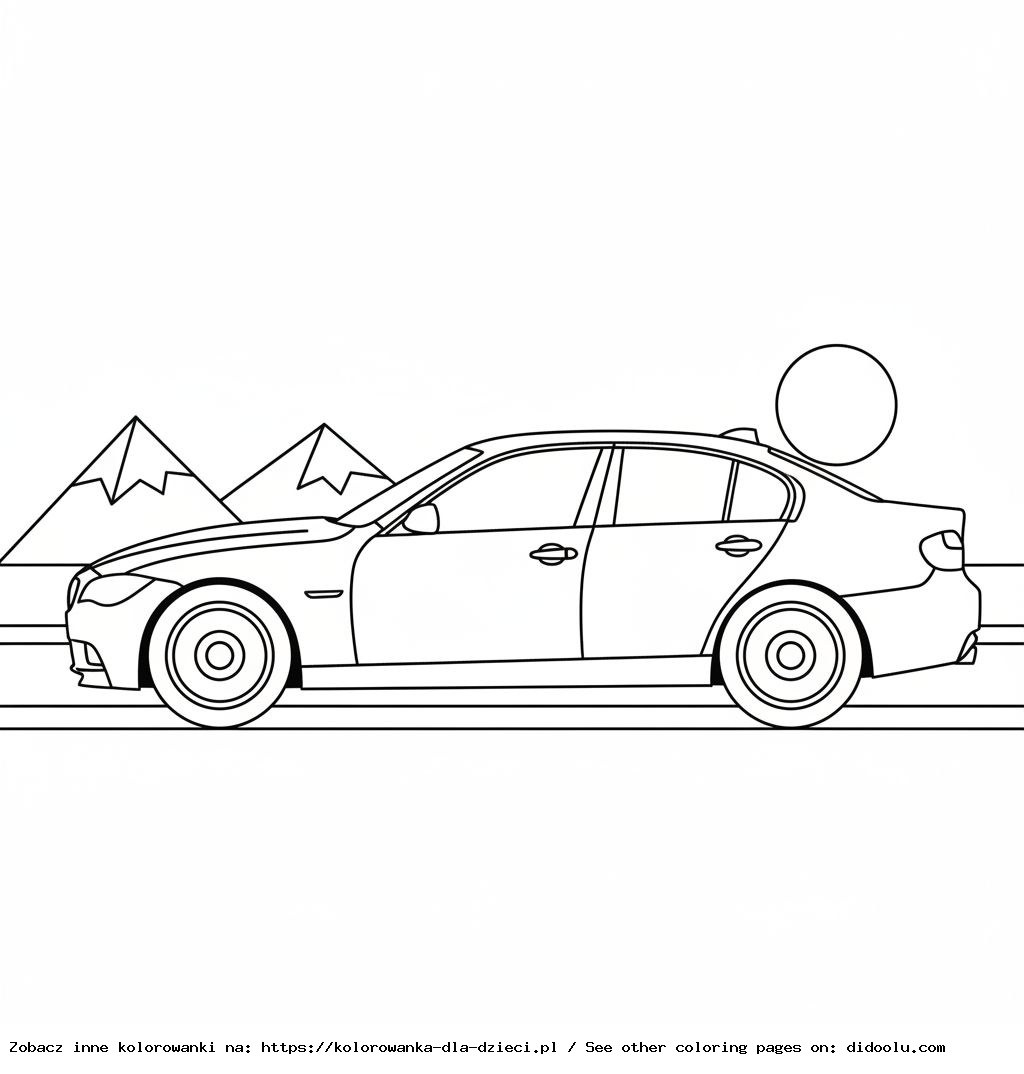 BMW Car Coloring Book