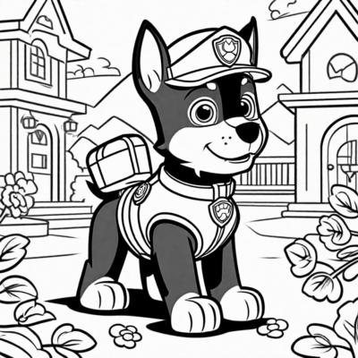 Paw Patrol Base Coloring Book
