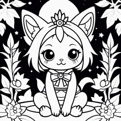 Kuromi Coloring Book