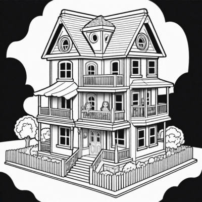 Gabi’s Cottage Coloring Book