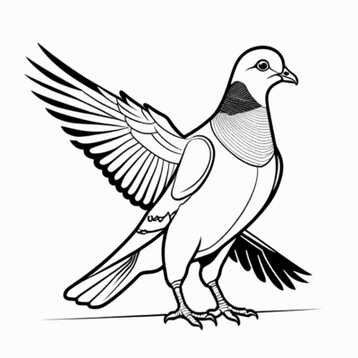 pigeon coloring book