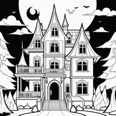 Hotel Transylvania Coloring Pages