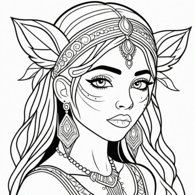 Genzie Printable Coloring Book