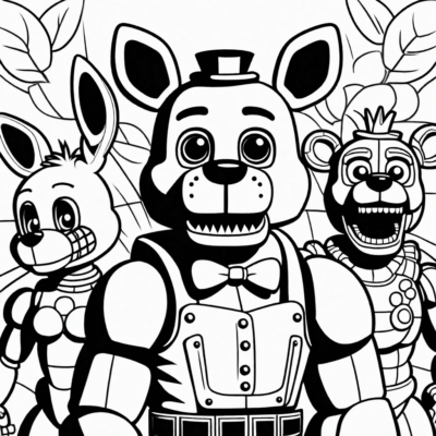 FNAF Coloring Pages to Print