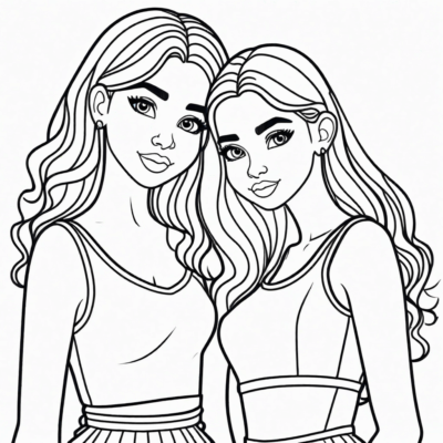 BFF Girls Coloring Pages to Print