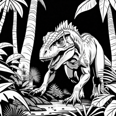 coloring pages jurassic world indominus rex