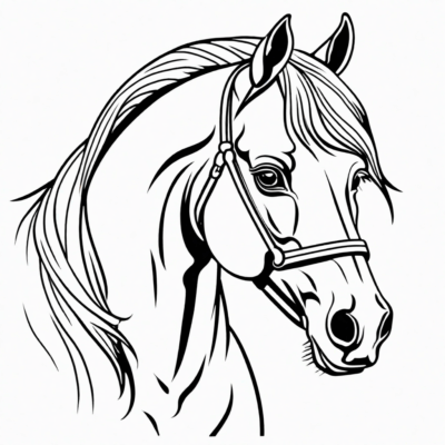 horse coloring pages to print