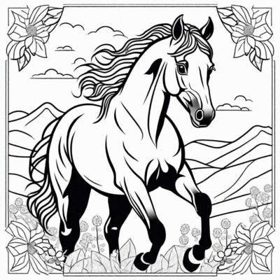 Printable Pony Coloring Fun Pages
