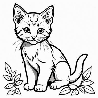 Kitten Coloring Fun: Cute Cats for Kids