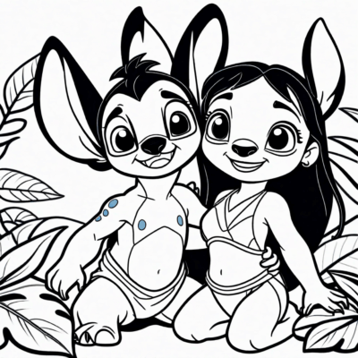 Lilo and Stitch Coloring Pages