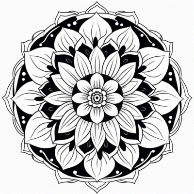 Blossom Mandala Coloring Fun for Kids