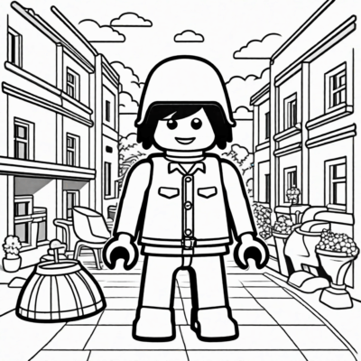 playmobil coloring books