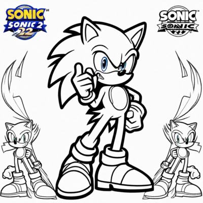 Sonic 2 Coloring Book