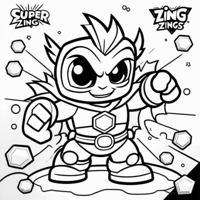 Super Zings: Epic Coloring Heroes Vol. 6