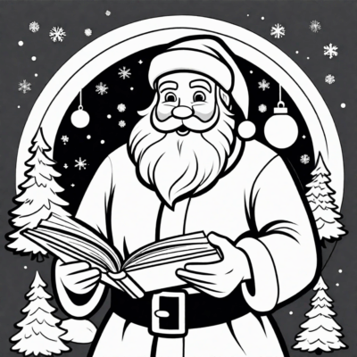 Santa Claus Coloring Fun for Kids