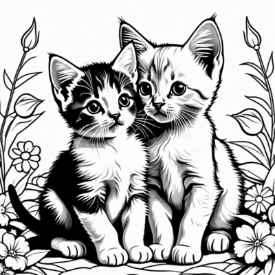 Gabi’s Kittens Coloring Book