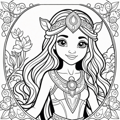 Mia & Friends: Unicorn Adventures Coloring Book