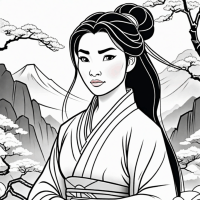 Mulan Coloring Book