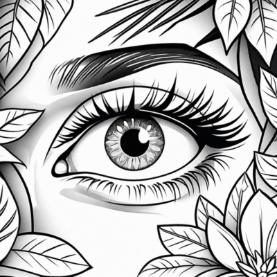 Eyes Coloring Book