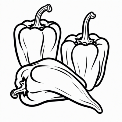 pepper coloring book