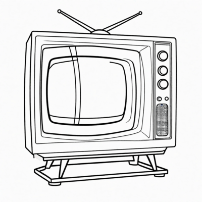 TV Coloring Book