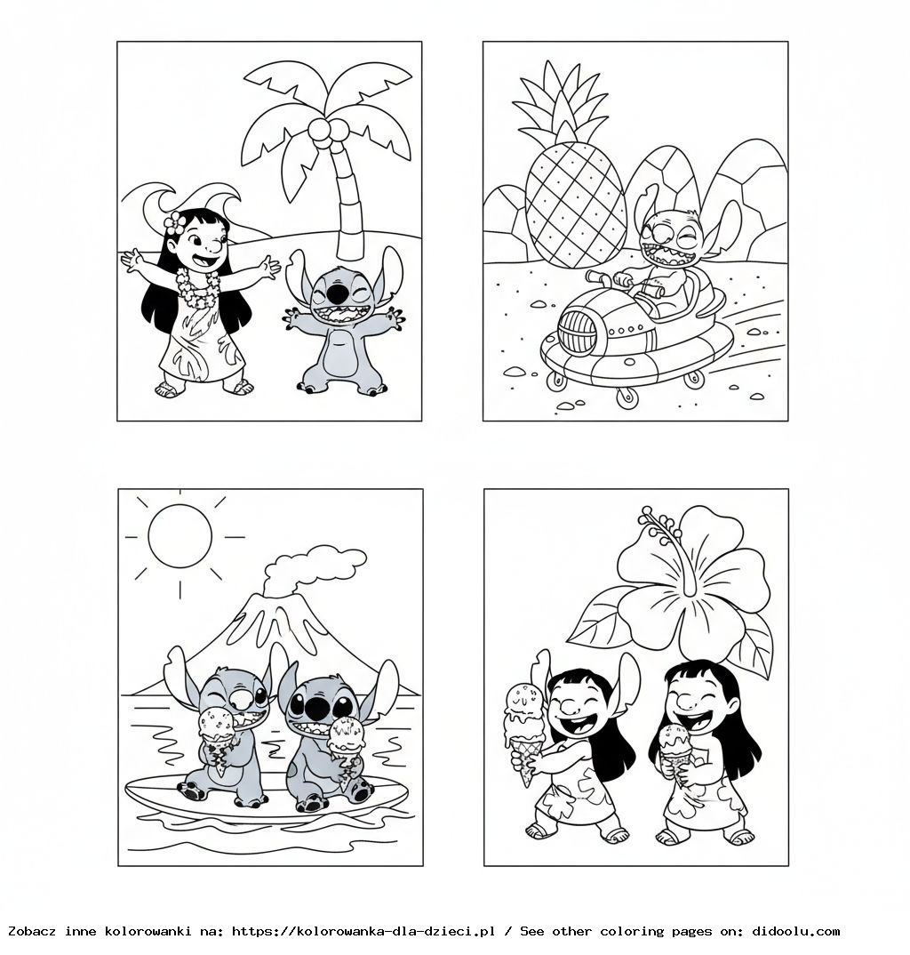 Lilo and Stitch Coloring Pages