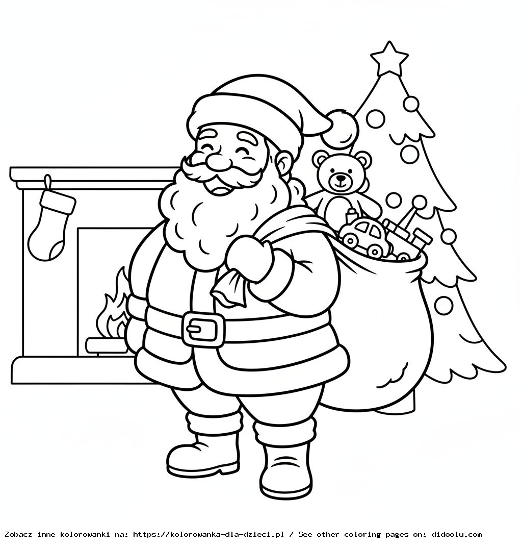 Santa Claus coloring pages to print