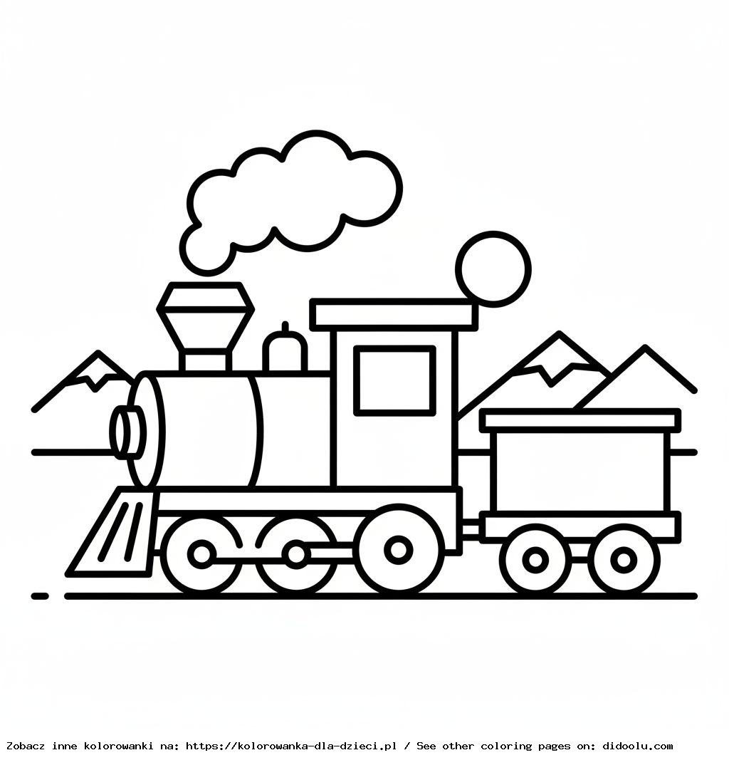 Train Coloring Page