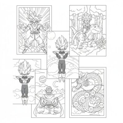 Dragon Ball printable coloring pages
